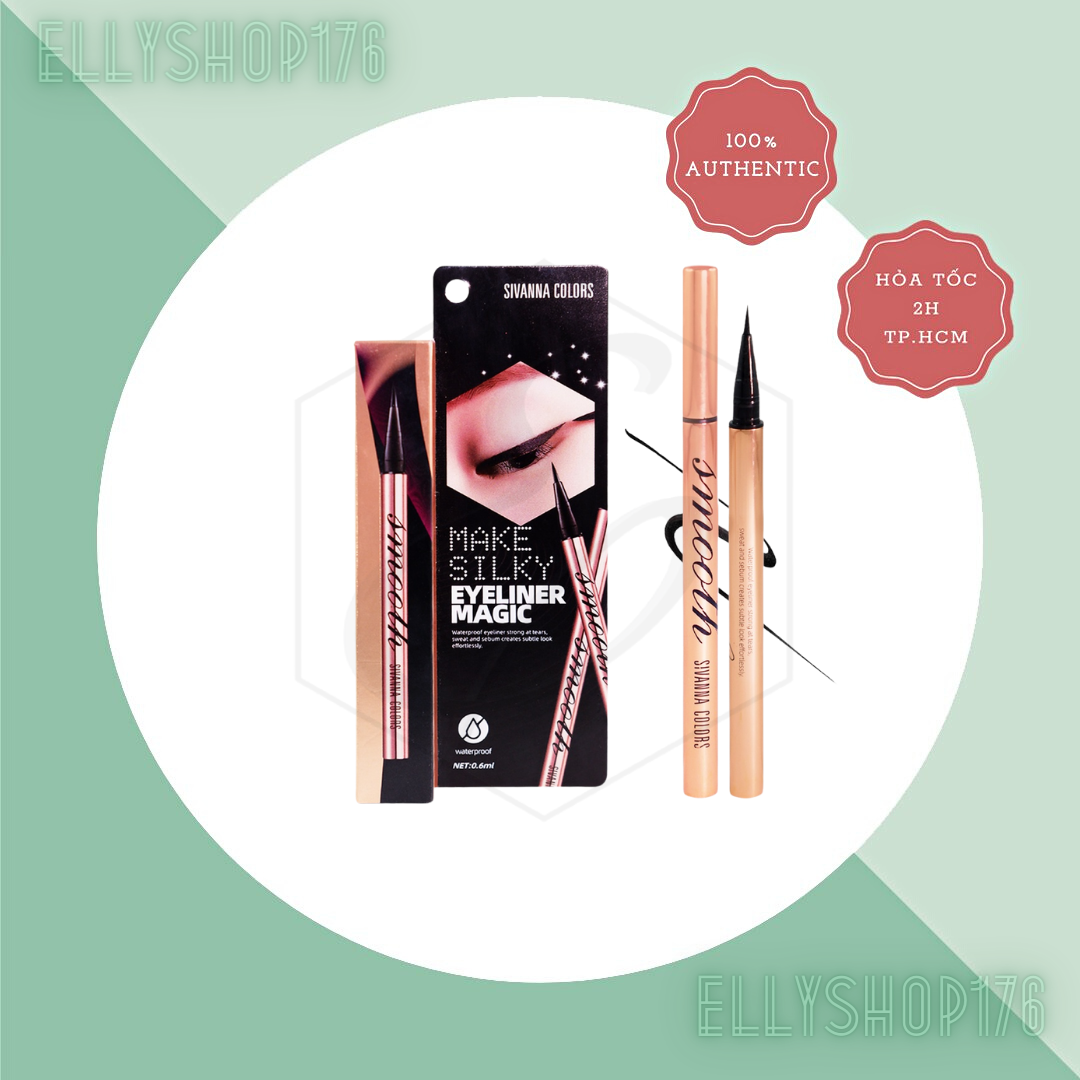 Kẻ Mắt Sivanna Make Silky Eyeliner Magic HF9014 Black